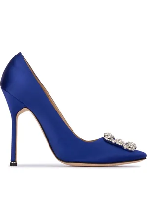 Manolo Blahnik 105mm leather pumps