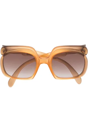 Dior 1960s square-frame ombr??-effect sunglasses