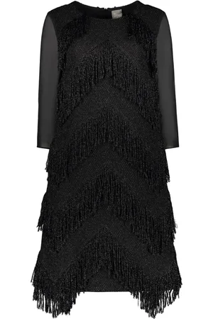 LORENA ANTONIAZZI Fringed dress