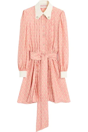 VALENTINO GARAVANI Toute La V silk dress