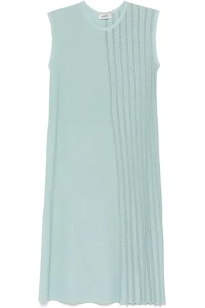 MRZ Plissé-detailed mini dress