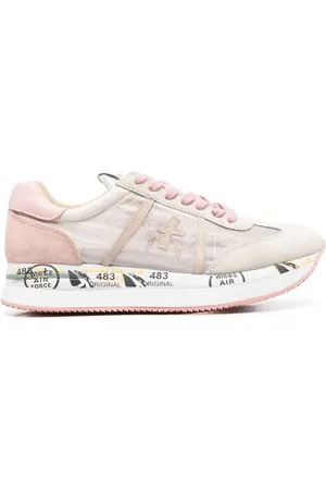 Premiata Logo-detail lace-up sneakers