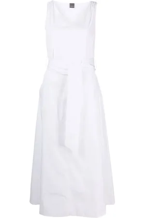 LORENA ANTONIAZZI Belted midi dress