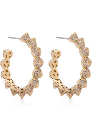Eddie Borgo Pavé Cone hoop earrings