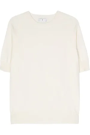 PT Torino Cotton-blend ribbed T-shirt