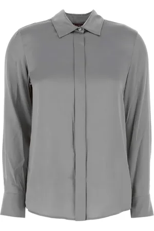 Max Mara Baden silk long-sleeve shirt