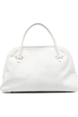 Giorgio Armani 2000 zigzag pattern zipped handbag