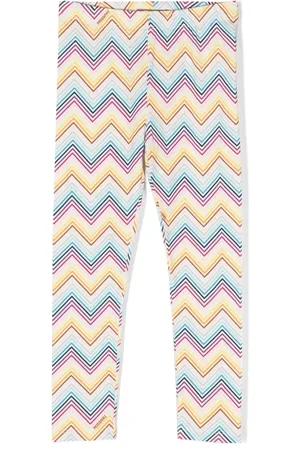 Missoni Rainbow zigzag leggings