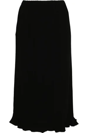 Marni Pleated crepe midi skirt