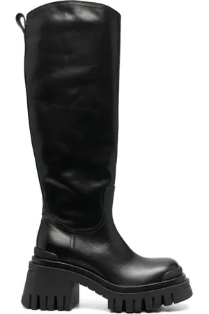 Premiata Butterfly side zip-fastening leather boots
