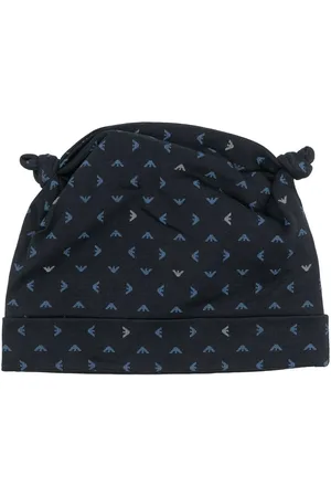 Emporio Armani Monogram-print cotton cap