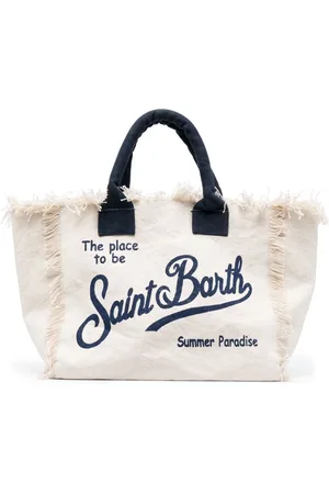 MC2 SAINT BARTH Vanity canvas beach bag