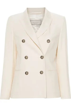 PESERICO SIGN Peak-lapels double-breasted blazer