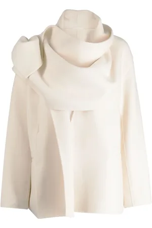JNBY Wrap-design wool-blend jacket
