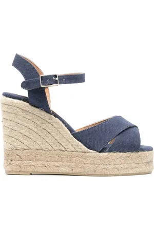 CASTA 110mm Blaudell wedge espadrilles