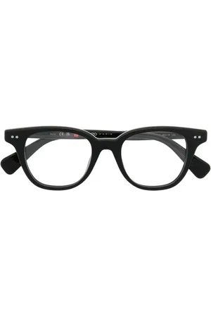 Kenzo Round-frame logo glasses