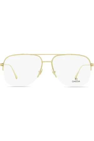 Omega Rimless pilot-frame glasses