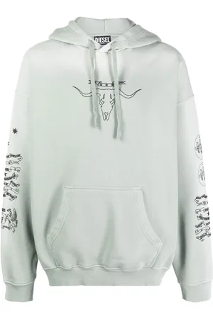 Diesel S-Ummer-E6 cotton hoodie