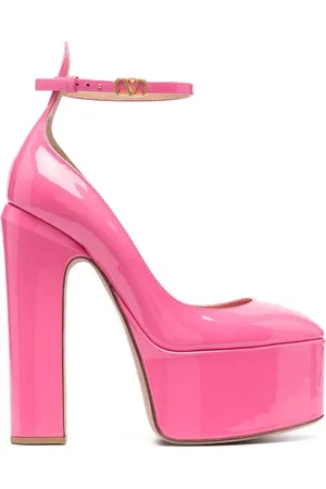 VALENTINO GARAVANI Tan-Go 155mm platform pumps