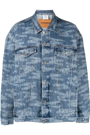 Vetements Logo-print denim jacket