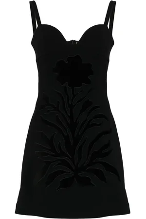 Elie saab Velvet bustier mini dress