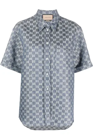 Gucci GG linen jacquard shirt