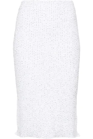Fabiana Filippi Sequin-embellished pencil skirt