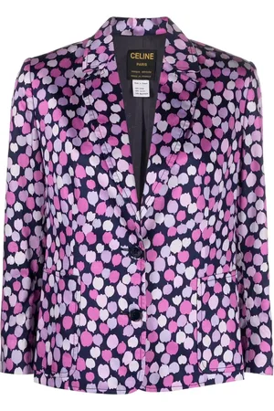 Céline 1980s single-breasted blazer
