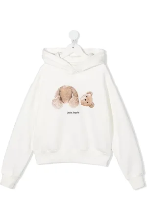 Palm Angels Teddy Bear-print cotton hoodie