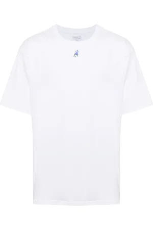 AGNÈS B. Lizard-print cotton T-shirt