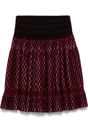 Alaïa 2000s full-jacquard mini skirt