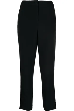 FEDERICA TOSI Satin-trim tailored trousers
