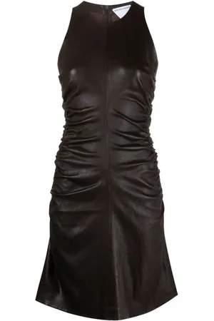Bottega Veneta Leather mini dress