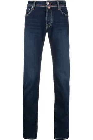 Jacob Cohen Logo-embroidered slim-fit jeans