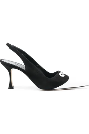 Manolo Blahnik Zaboru 75mm slingback pumps