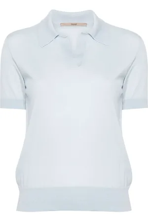 Nuur Polo-collar merino-wool T-shirt