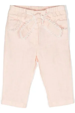 Chloé Tie-waist straight trousers