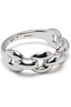 AGNÈS B. Hollow chain ring