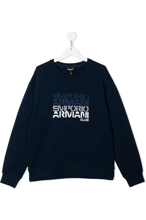 Emporio Armani Logo-print long-sleeve sweatshirt