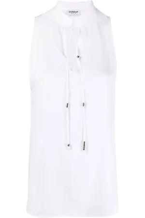 Dondup Keyhole-neck sleeveless dress