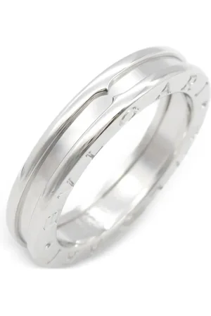 Bvlgari 2010s 18K white gold B.Zero1 ring