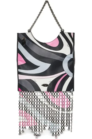 Puccini Marmo-print folded shoulder bag
