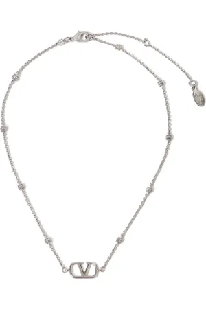 VALENTINO GARAVANI VLogo Signature crystal-embellished necklace