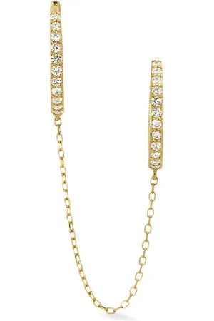 Lark & Berry 14kt yellow Duo diamond hoop earrings