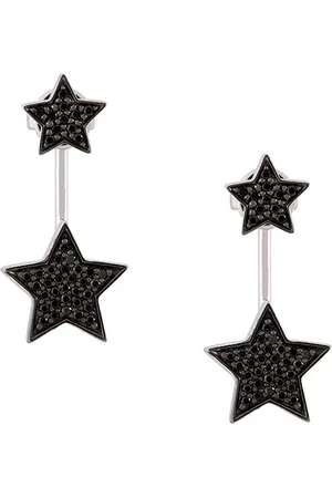 ALINKA 18kt white gold STASIA diamond drop earrings
