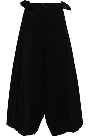 YOHJI YAMAMOTO Pleated wide-leg trousers
