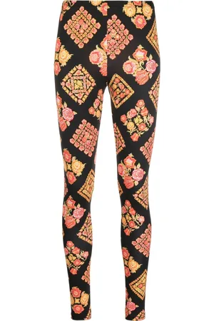 La DoubleJ Floral check leggings