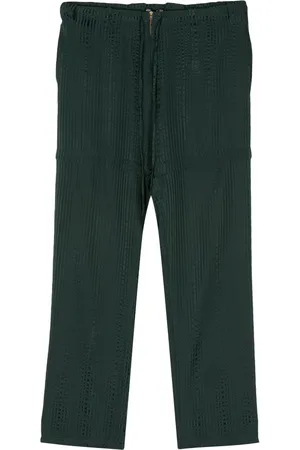 Balenciaga 2000s striped silk trousers