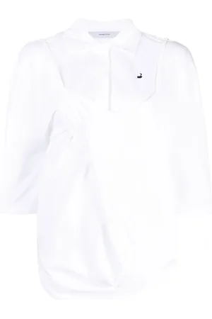 pushBUTTON Layered half-sleeve shirt
