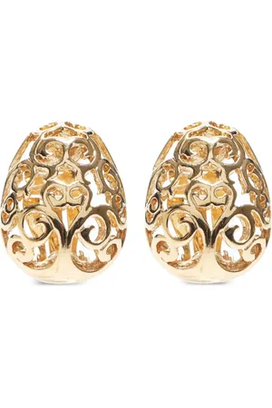 Saint Laurent 1990s dome clip-on earrings